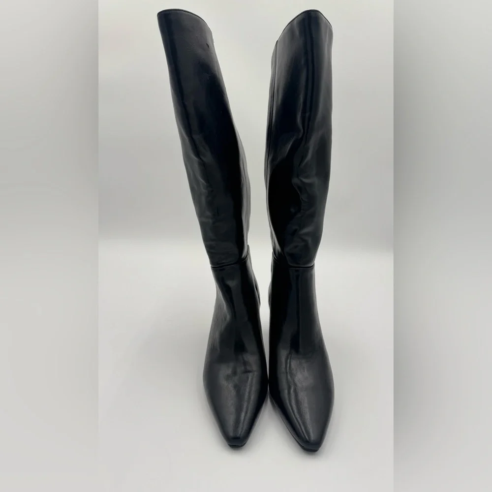 Steve Madden Black Knee-High Women's Boots